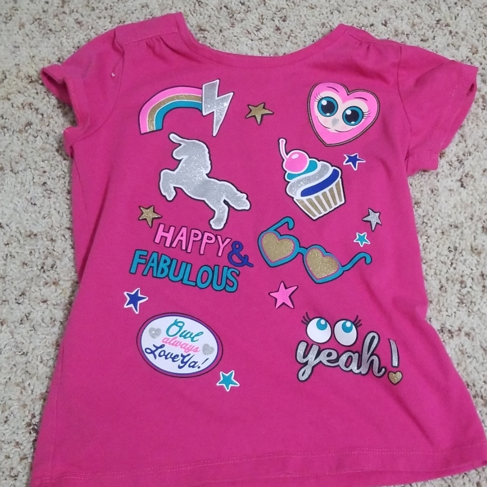 A kids pink shirt